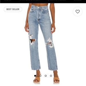 Agolde mid rise 90s loose jean